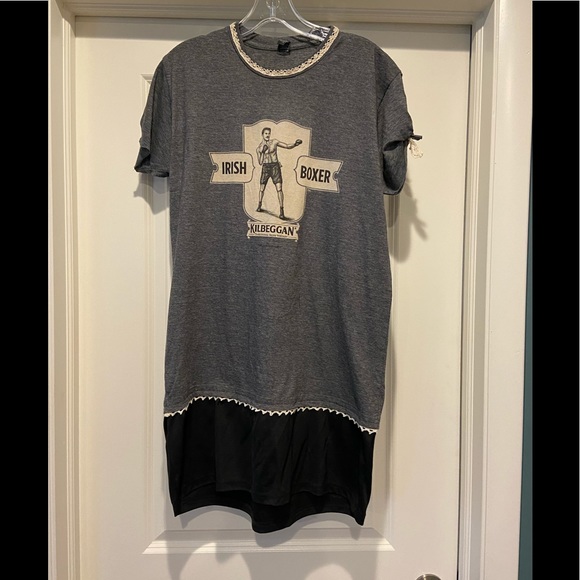 upcycled Dresses & Skirts - Custom designed T-shirt dress for St. Paddys Day